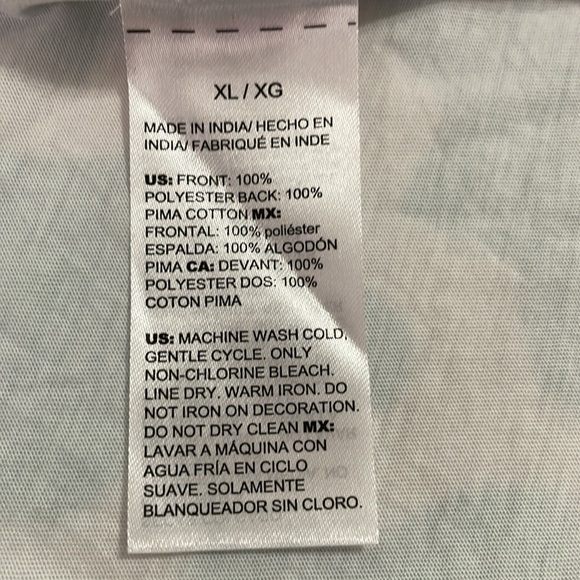 Chico's Embellished Mixed Media Top, XL - Picture 5 of 5